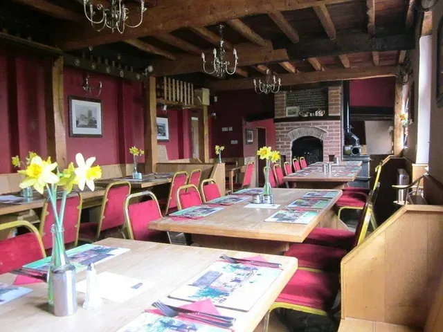 An intimate private dining layout at the inn